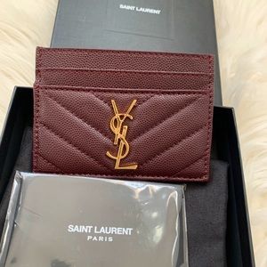 RARE 💯 Saint Laurent Gorgeous color Card Wallet